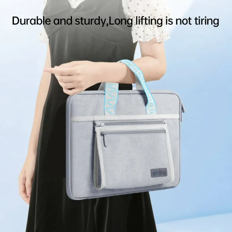 13/13.3 inch Oxford Fabric Portable Laptop Handbag Dark Blue