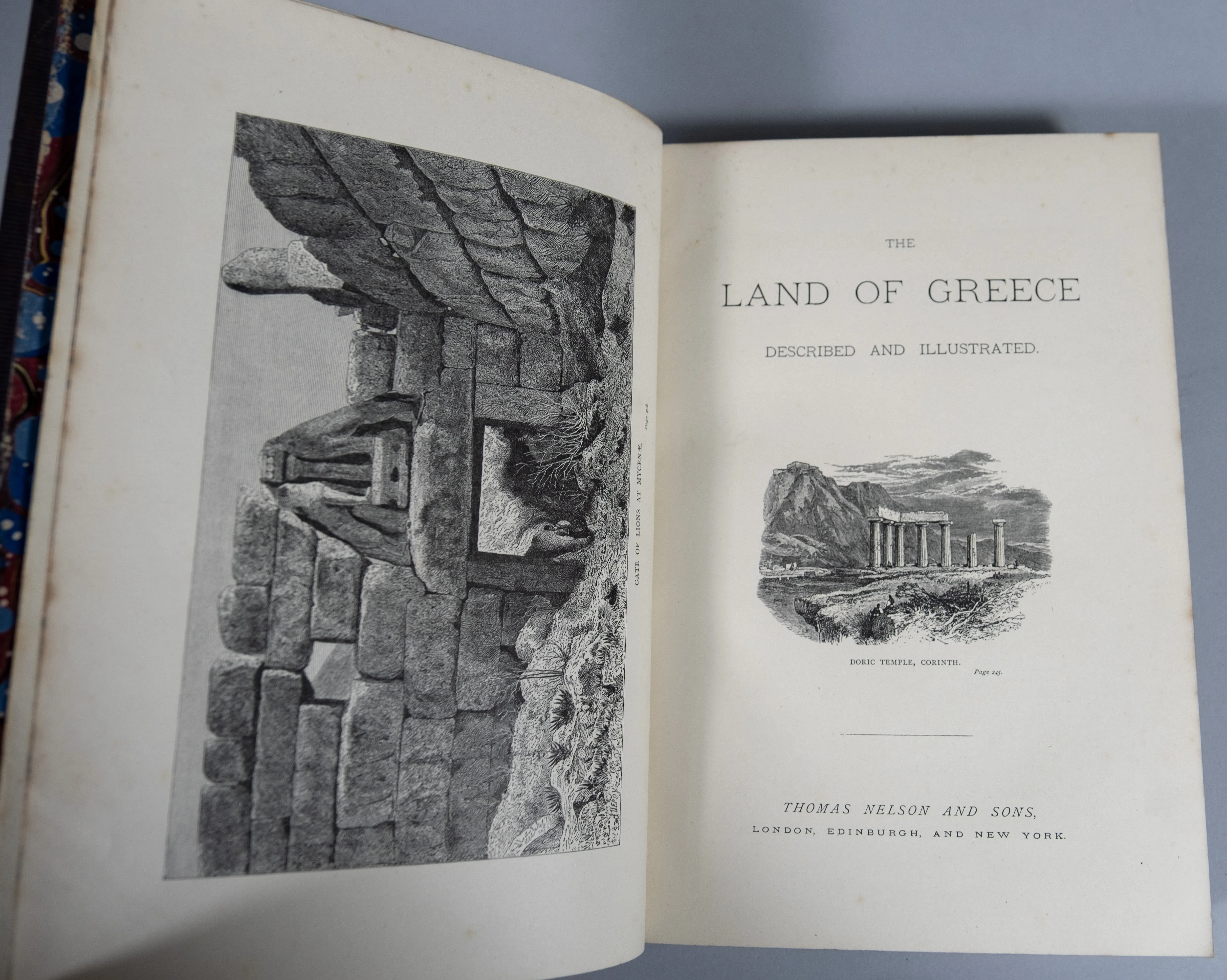 1886 The Land Of Greece by Charles Henry Hanson