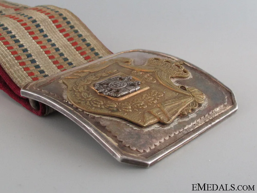 1920’S Royal Yugoslav Officer’s Belt & Buckle