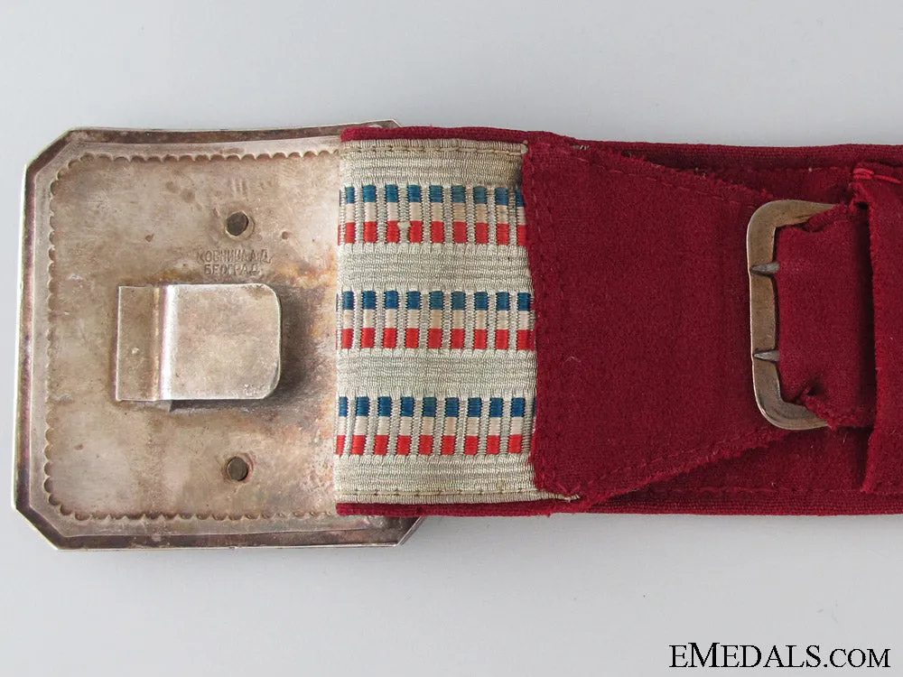 1920’S Royal Yugoslav Officer’s Belt & Buckle