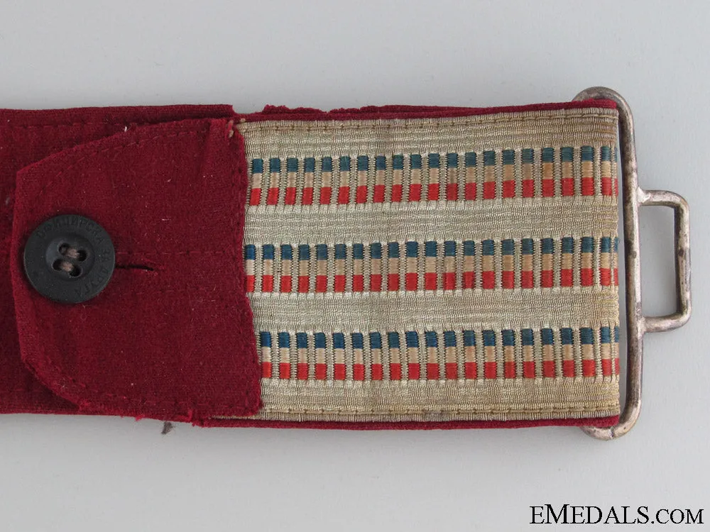 1920’S Royal Yugoslav Officer’s Belt & Buckle