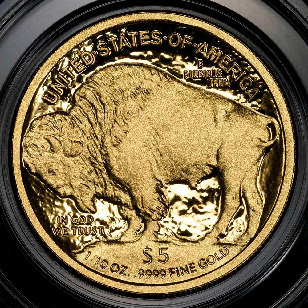 2008-W Proof $5 .9999 Gold Buffalo in OGP ~ Scarce Low Mintage Issue