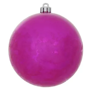 2.75" Magenta Crackle Ball Ornament UV Drill 12/B