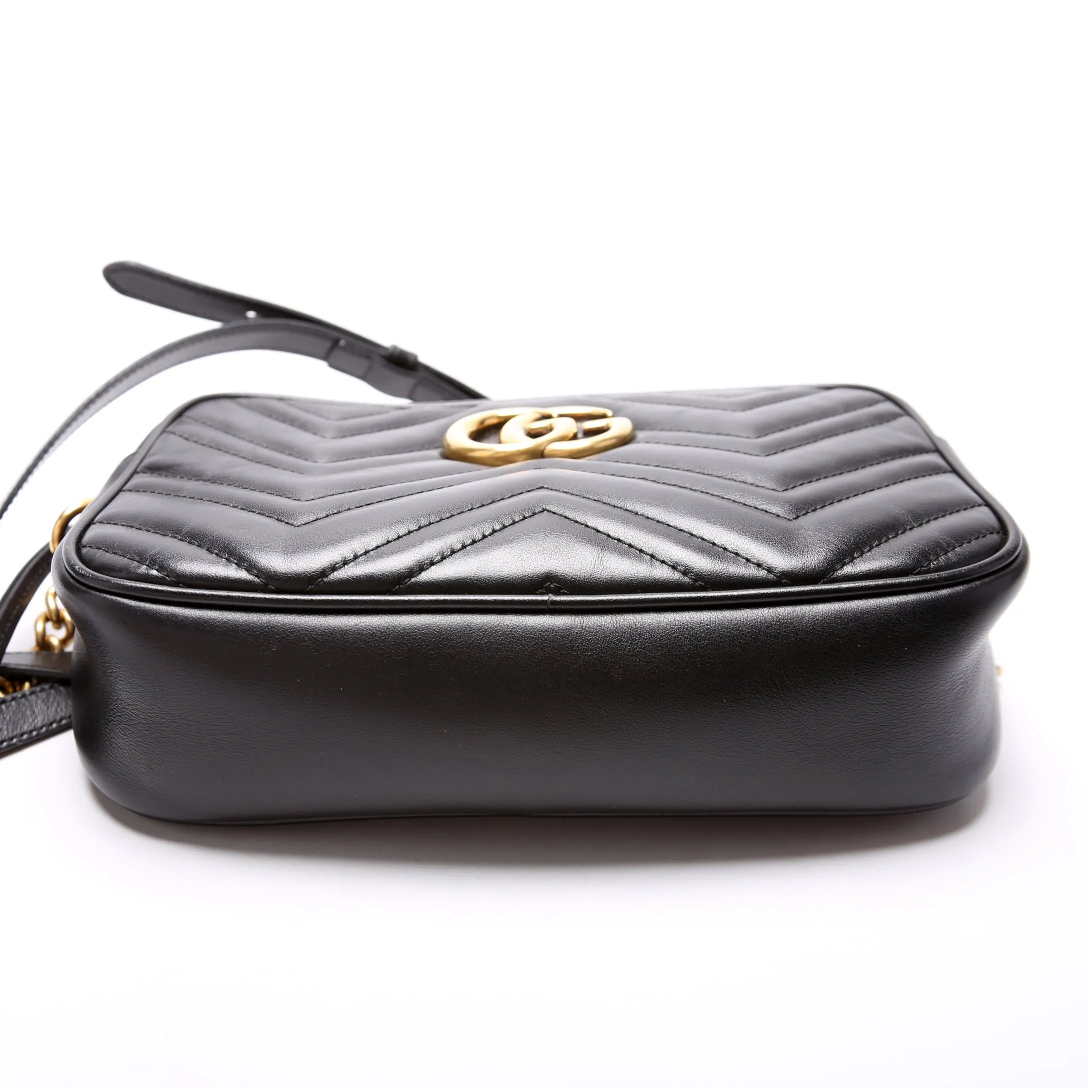 447632 Marmont Small Leather Camera Bag