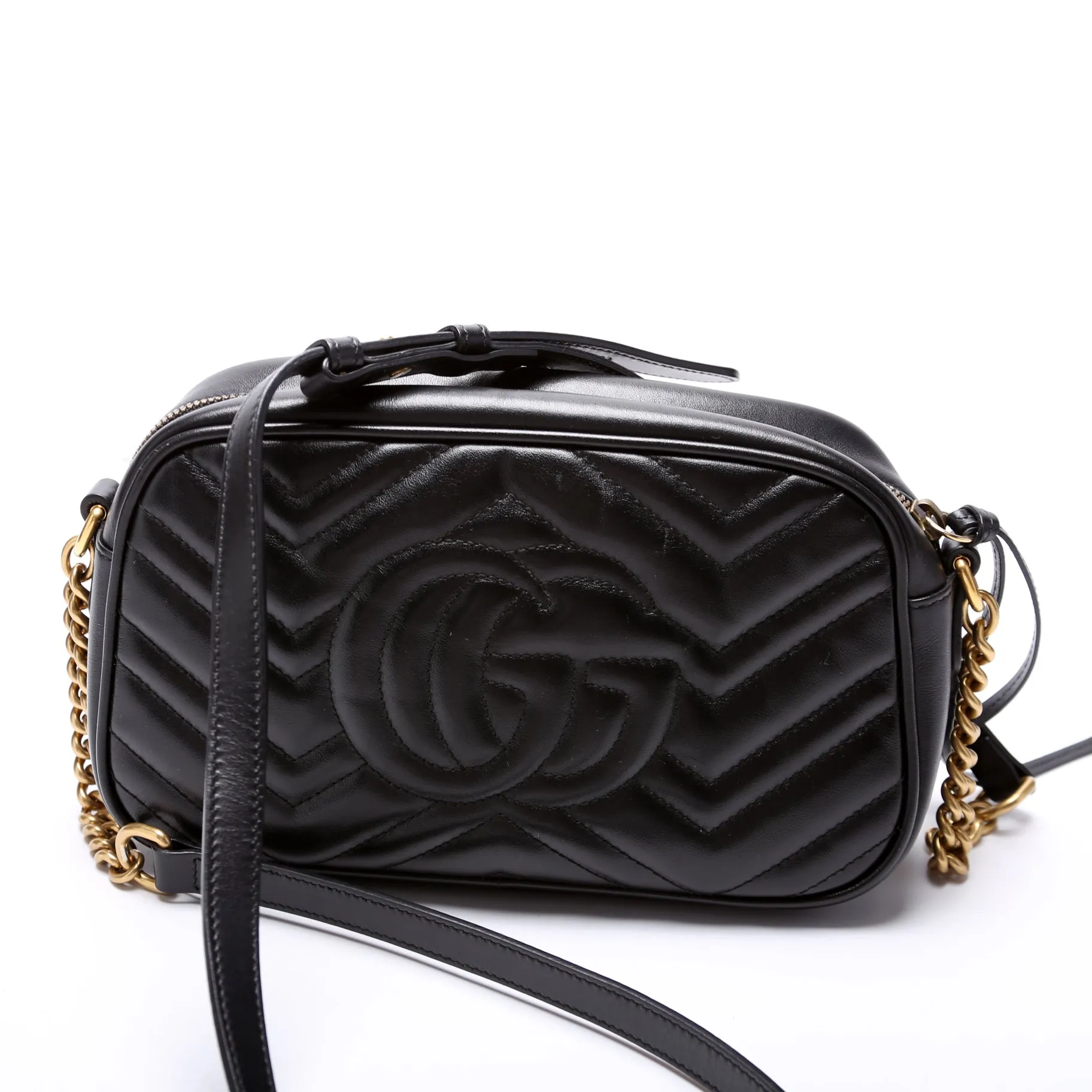 447632 Marmont Small Leather Camera Bag