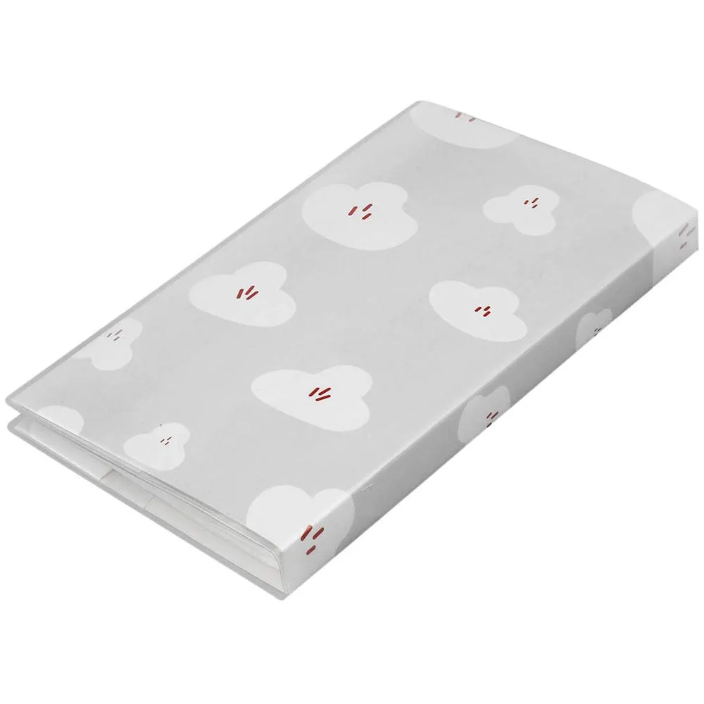 84 Pockets Mini Photo Album for Fujifilm Instax Mini 7s 8 8  9 25 26 50s 70 90 Instant Camera & Name Card - Grey Cloud Design