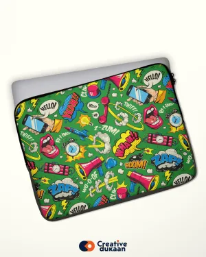 90s Pop Art - Cool and Funny Laptop Sleeves