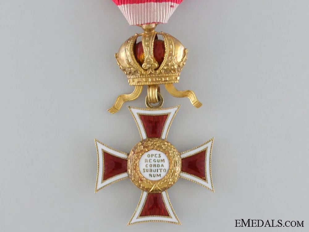 A 1860-1866 Order Of Leopold In Gold; Knight's Cross