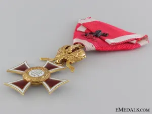A 1860-1866 Order Of Leopold In Gold; Knight's Cross