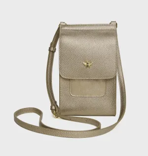 Alice Wheeler Mini Bloomsbury Crossbody Bag - Bronze