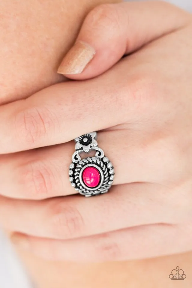 All Summer Long Pink Paparazzi Ring