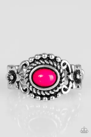 All Summer Long Pink Paparazzi Ring