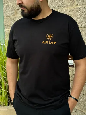 Ariat Men T-Shirt Farm Fields -BLK