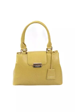 Baldinini Trend Yellow Polyuretane Crossbody Bag