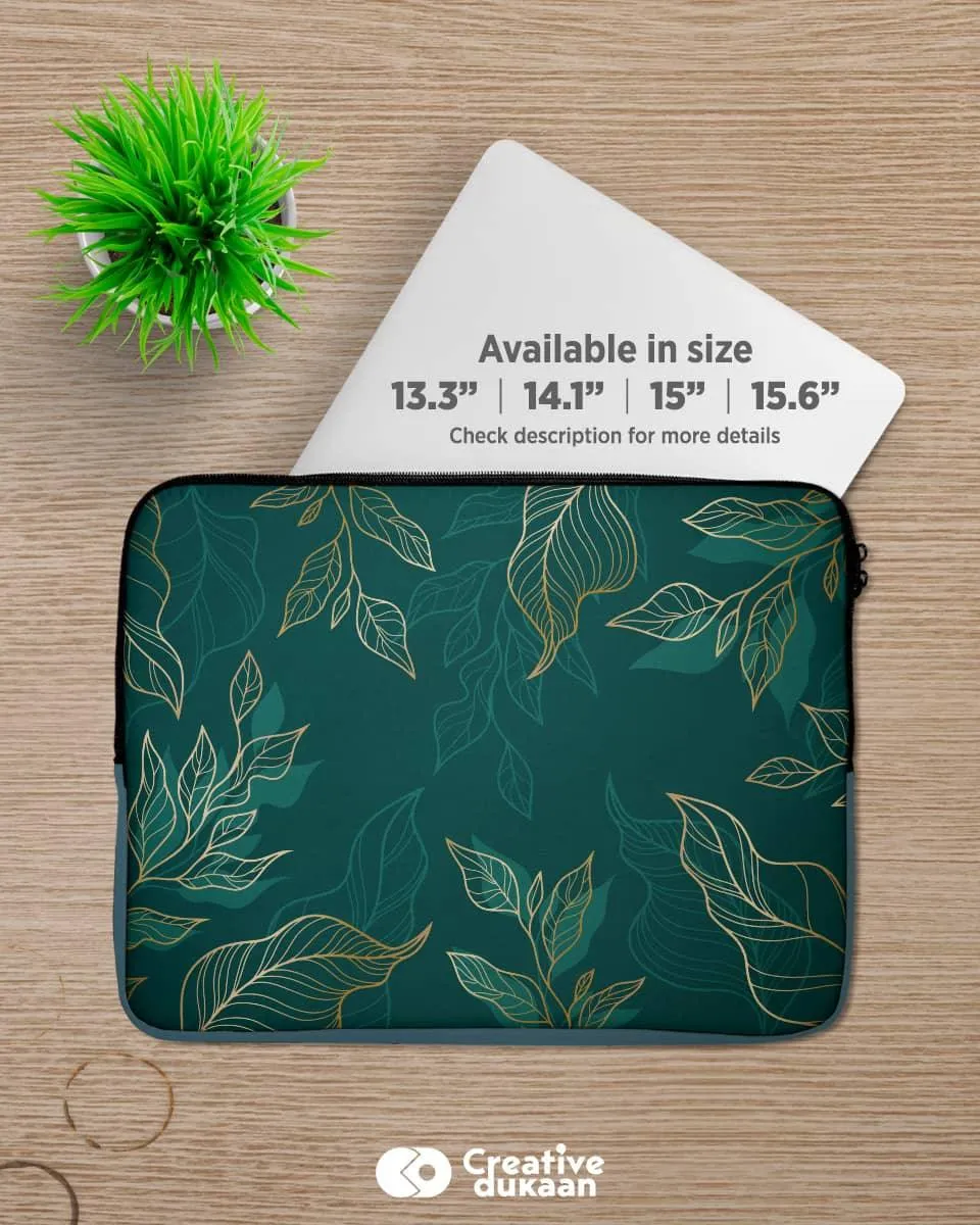 Beautiful Laptop Sleeve - The Greenery