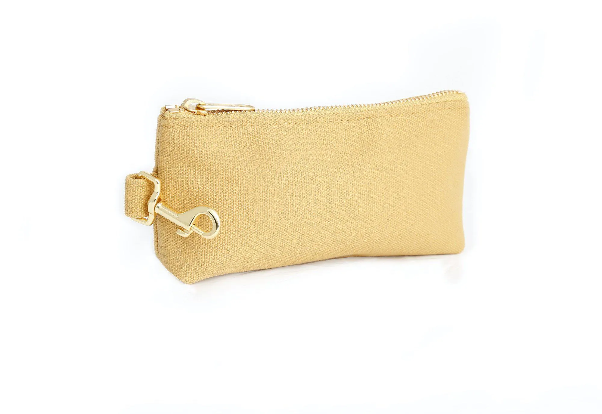 Beige Classic Canvas IT BAG • Pouch