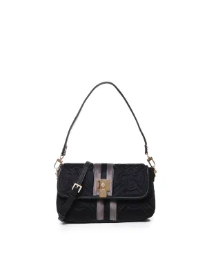 Black Adjustable Shoulder Bag