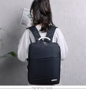 Black Mens Womens Laptop Business Backpack 4232