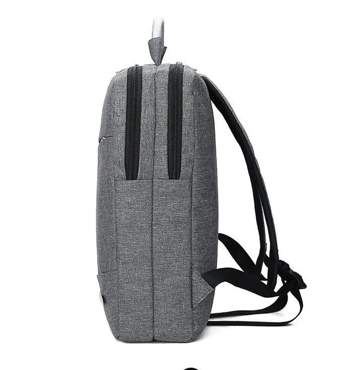 Black Mens Womens Laptop Business Backpack 4232