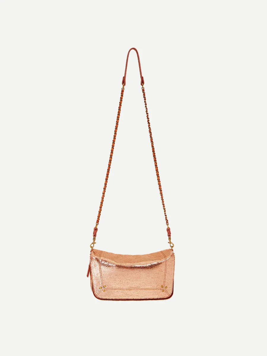 Bobi Small in Lame Rose Gold