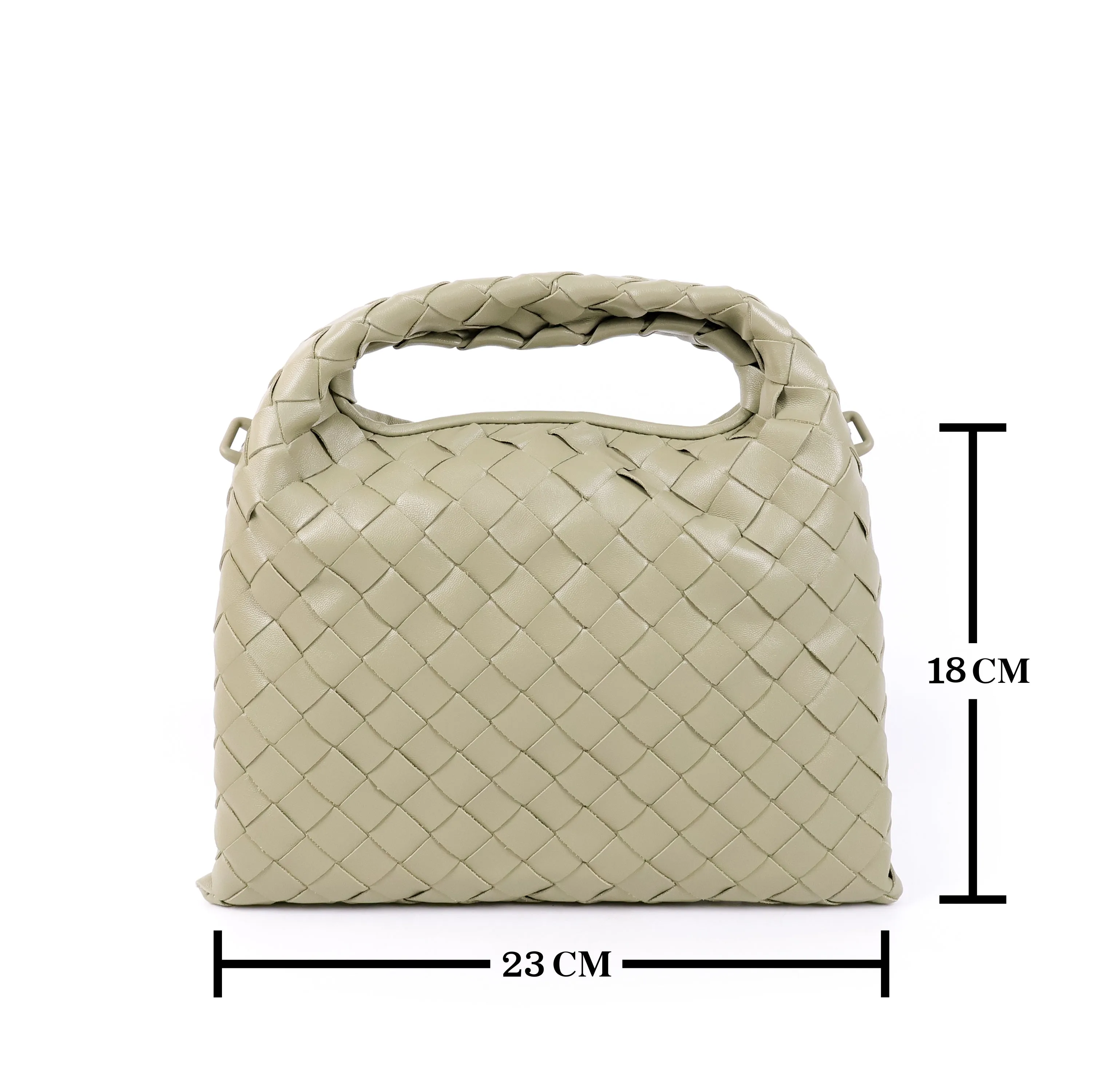 Bottega Veneta Mini Hop Bag Green
