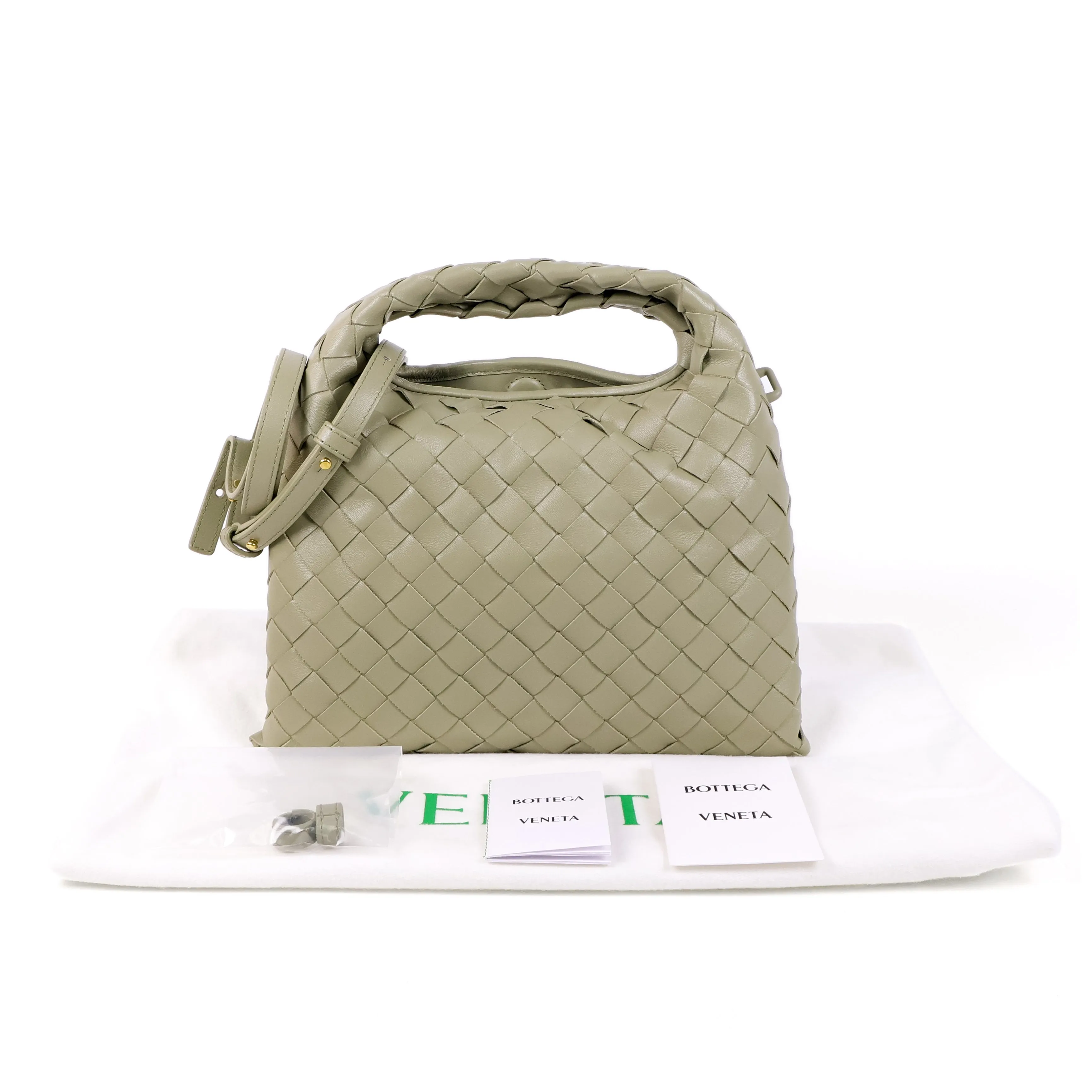 Bottega Veneta Mini Hop Bag Green