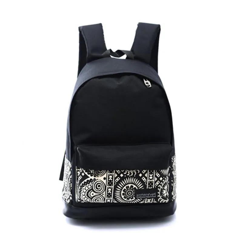 Boy School Book Bags Canvas Rucksack Fashion Simple Backpack Men Shoulder Bag bolsa feminina mochila escolar #YHEW