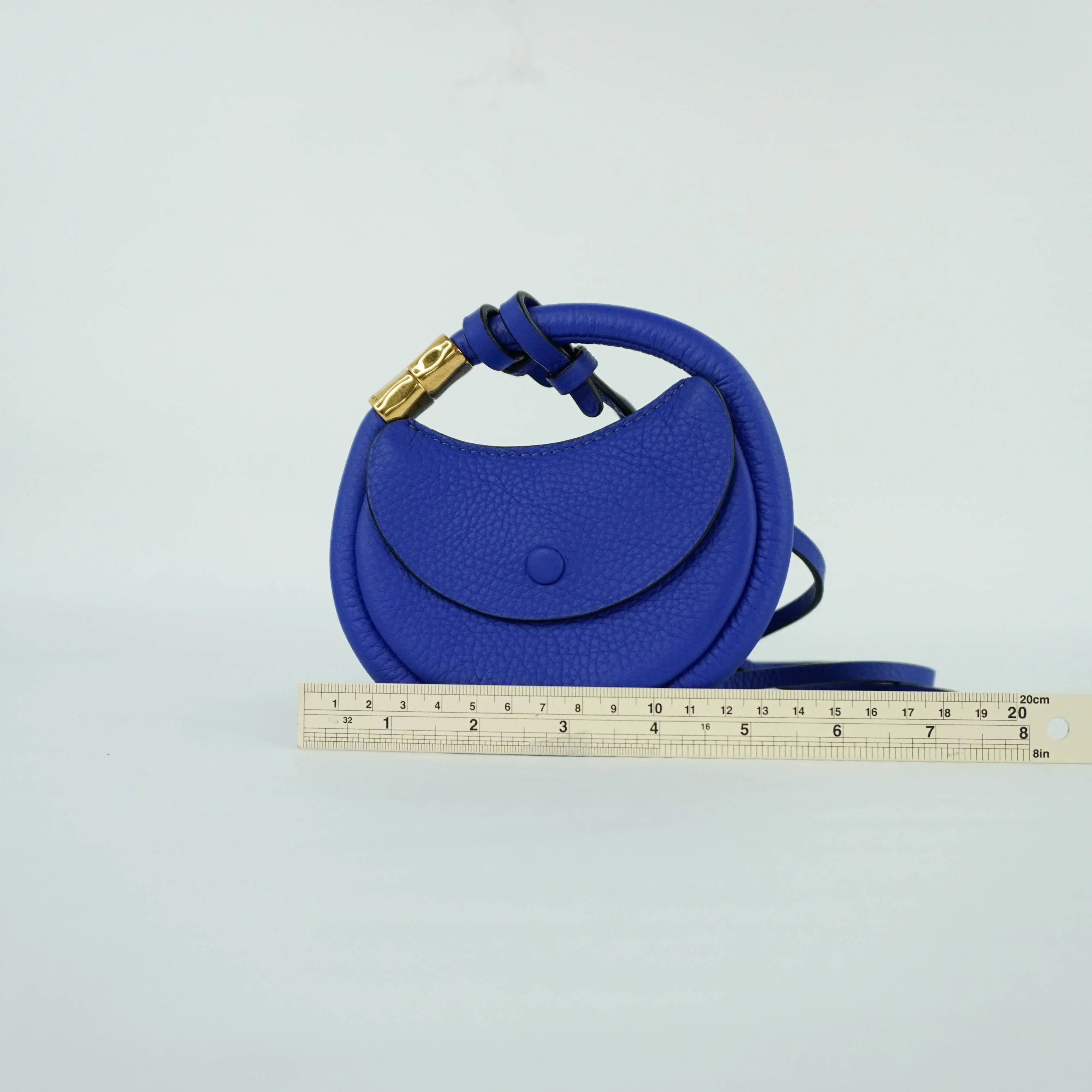 Boyy Mini Hobo With Strap Card Holder Blue