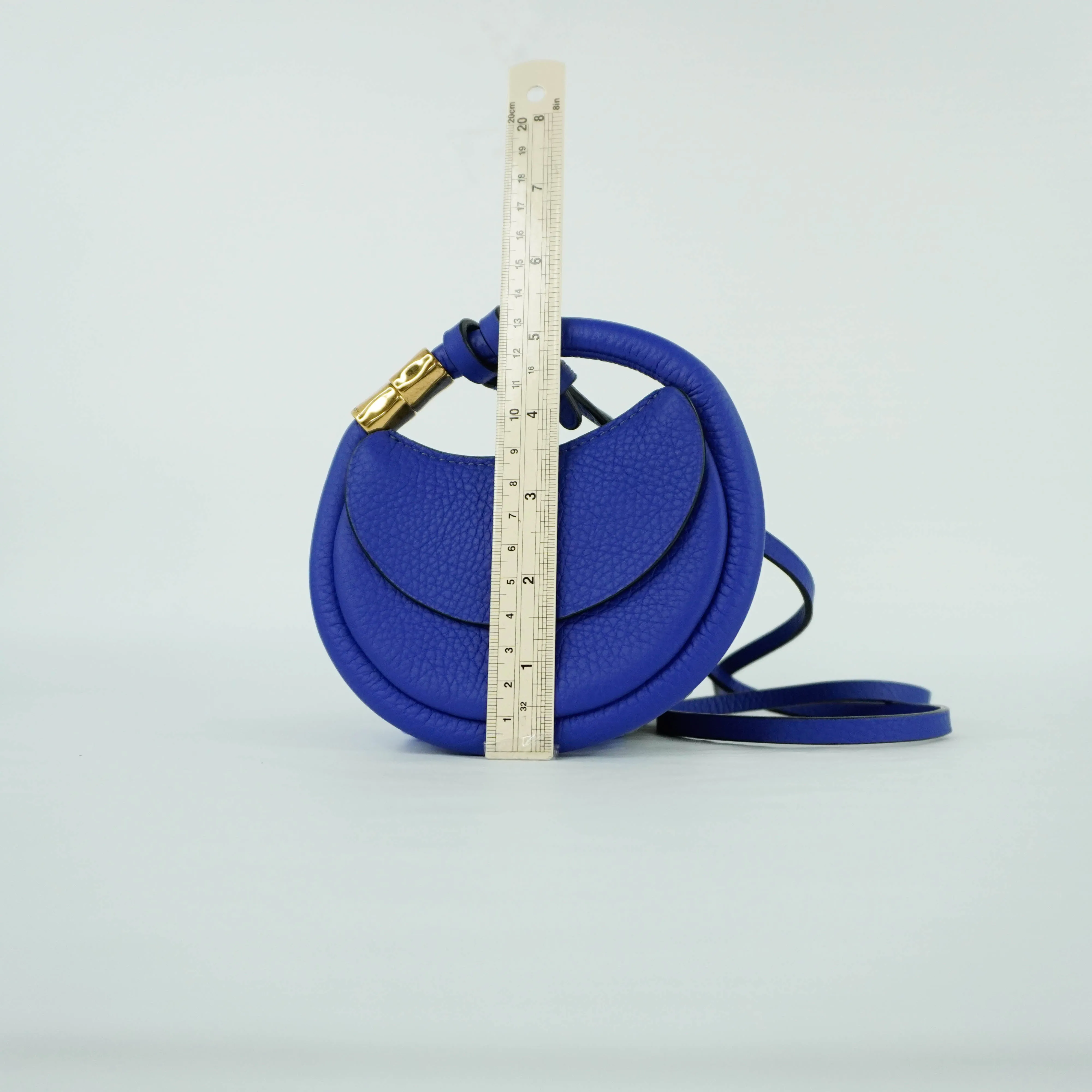 Boyy Mini Hobo With Strap Card Holder Blue