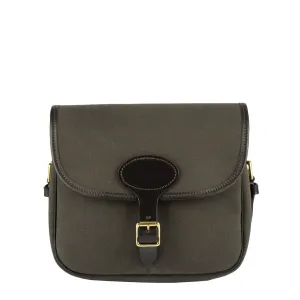 Brady Moorland Canvas Cartridge Bag 100 Loden Green / Brown