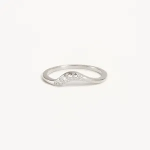 By Charlotte Horizon Ring, Gold or Silver