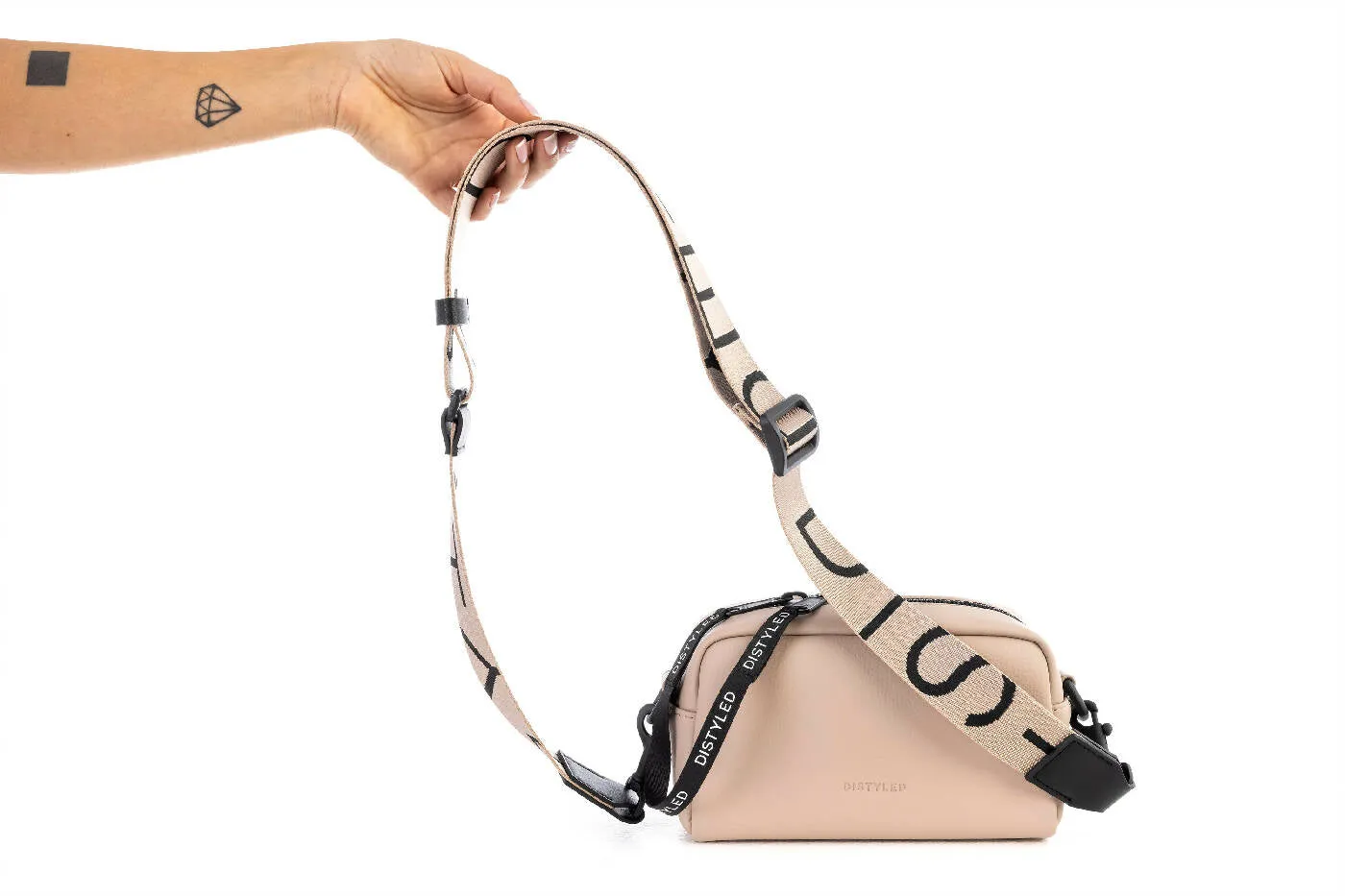 Camera bag, small /Logo strap