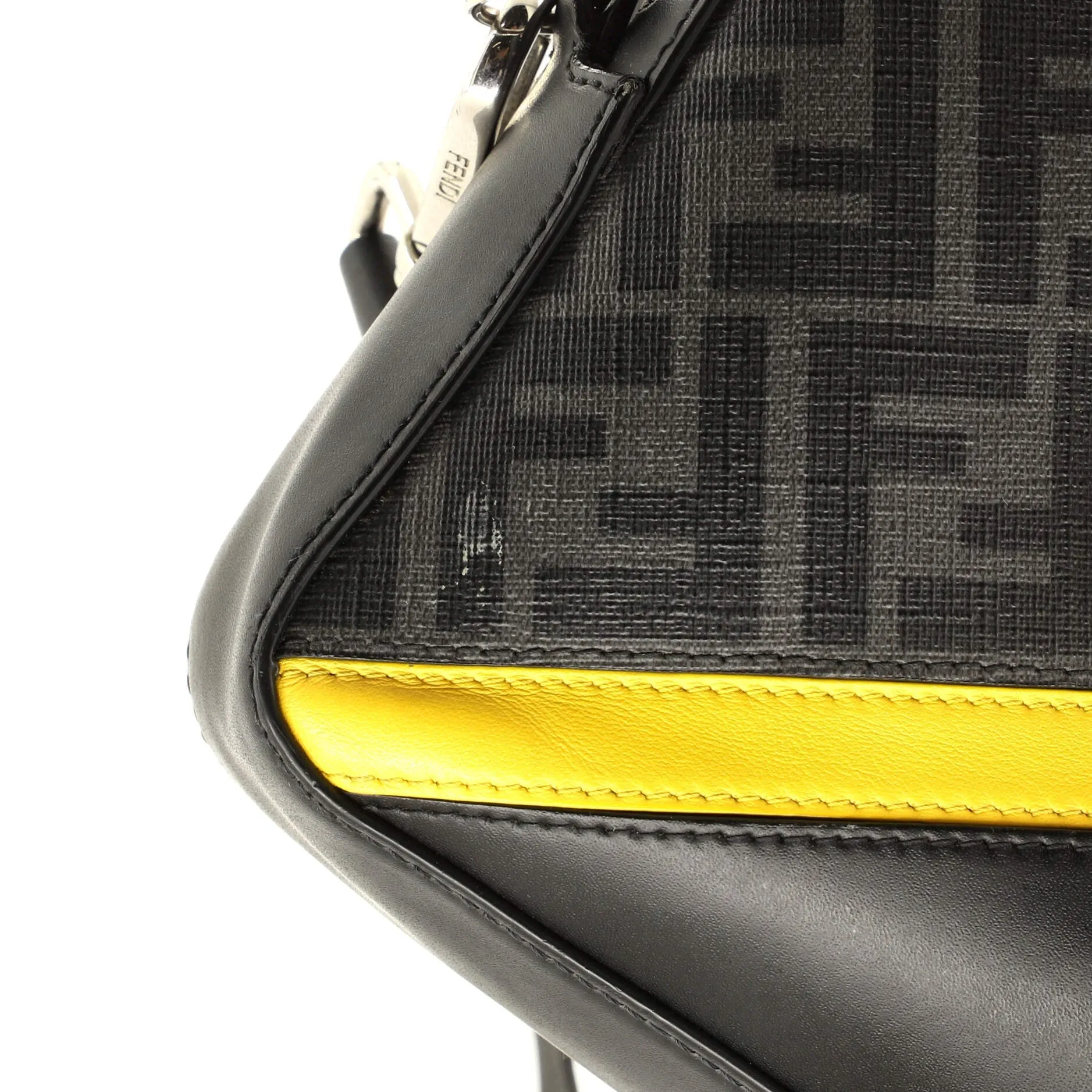 Camera Case Bag Zucca Coated Canvas and Leather Small
