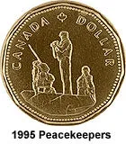 Canada Nickel 1995 $1 (Elizabeth II) 7gr .915