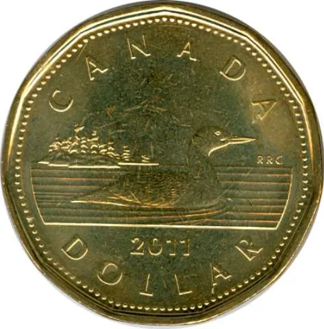 Canada Nickel 2011 $1 (Elizabeth II) 7gr .915