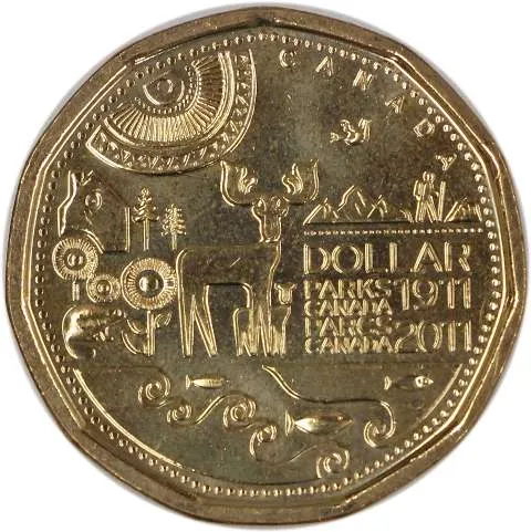 Canada Nickel 2011 $1 (Elizabeth II) 7gr .915