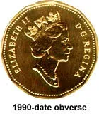 Canada Nickel 2014 $1 (Elizabeth II) 6.27gr .915