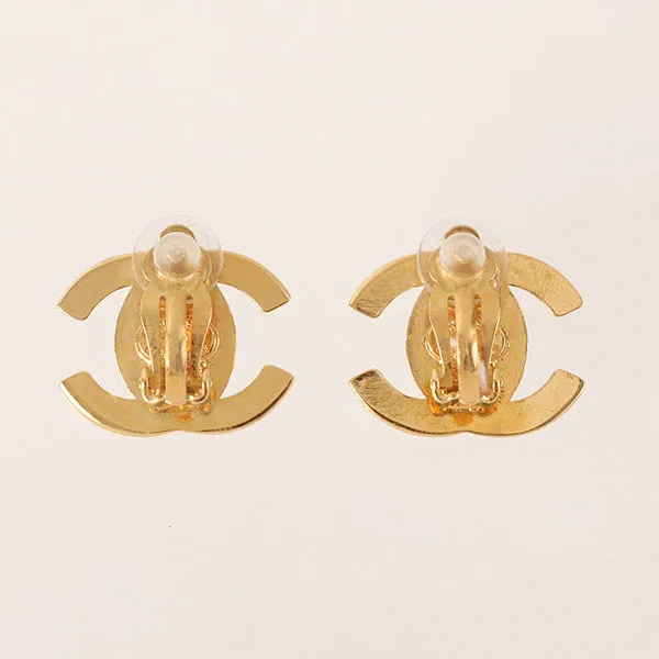 CHANEL 1997 Made Mini Turn-Lock Earrings
