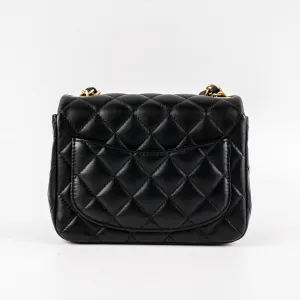 Chanel 19S Mini Square Bag Black