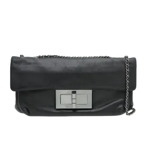 Chanel Black Mademoiselle Turn Lock Flap Bag