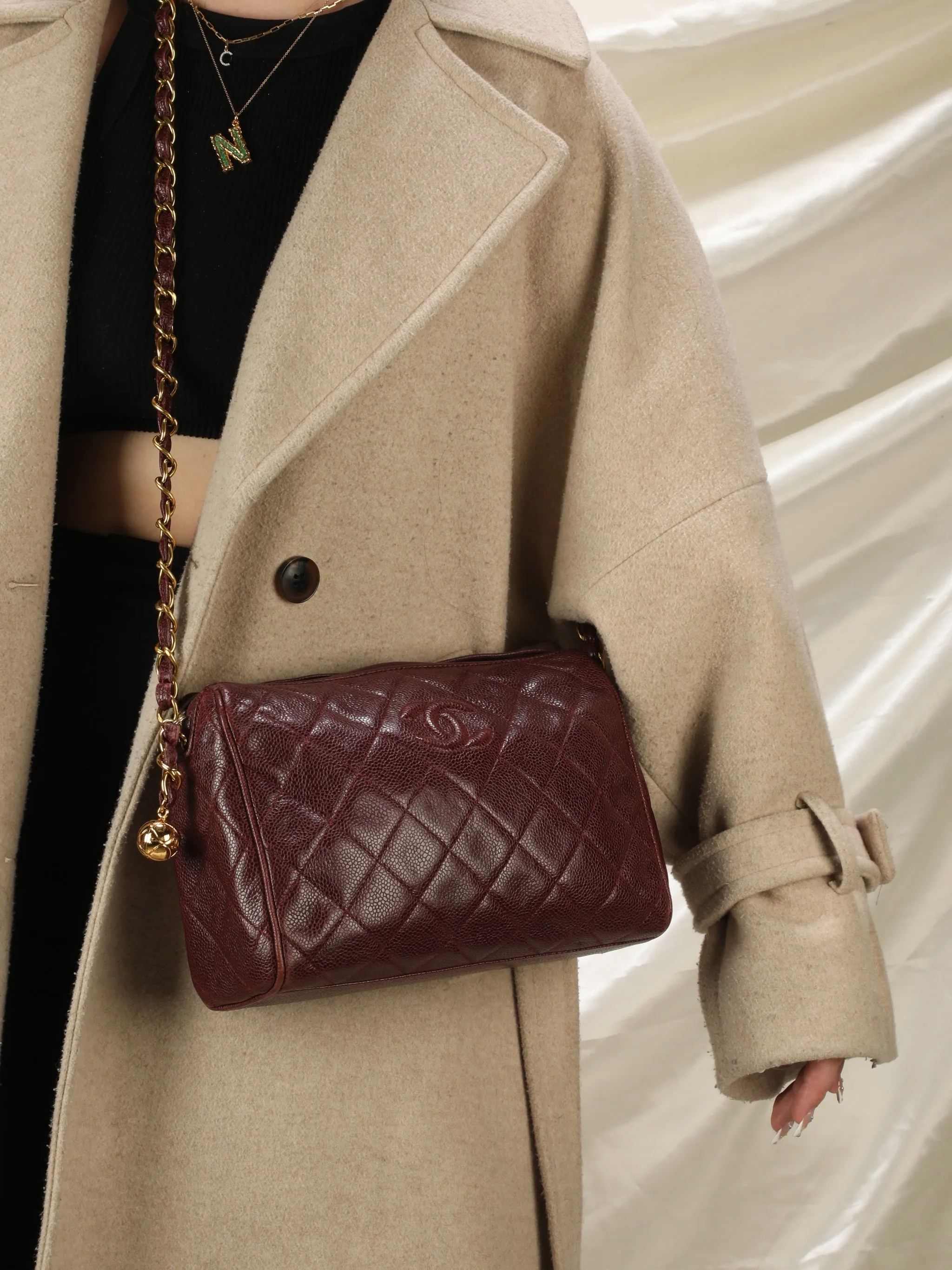 Chanel Caviar Quilted Camera Bag