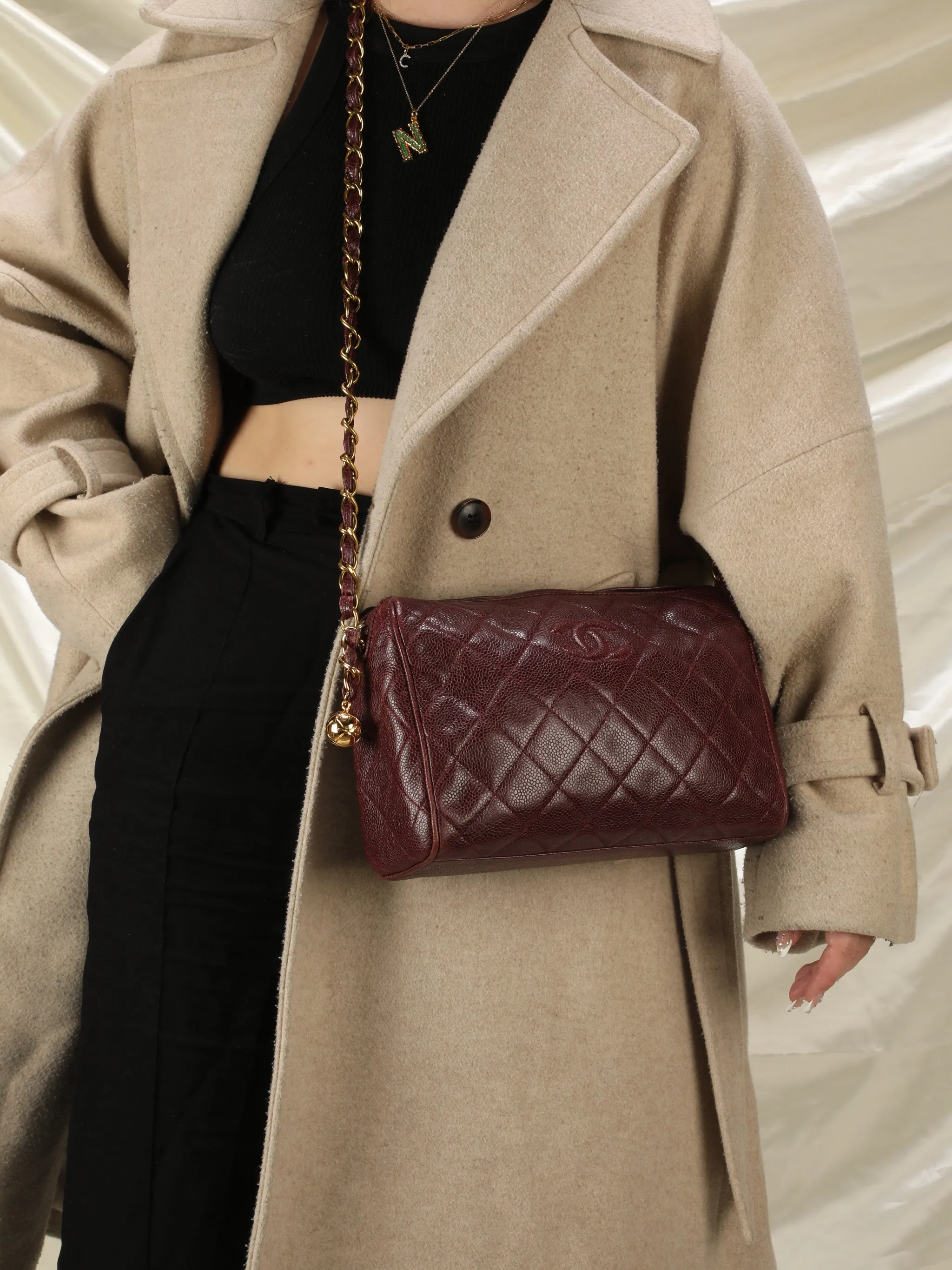 Chanel Caviar Quilted Camera Bag