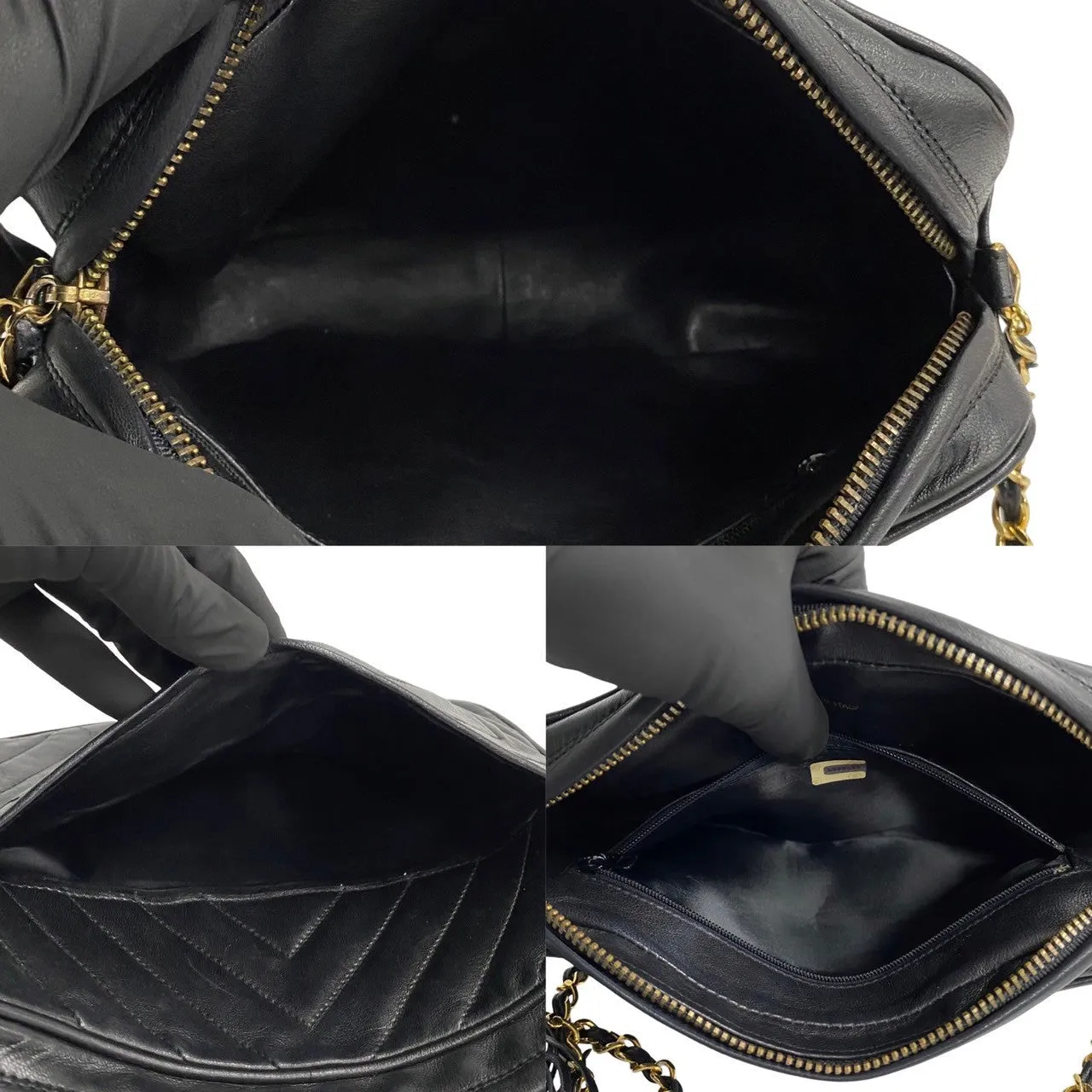 Chanel CC Tassel Camera Bag  Leather Crossbody Bag in Good condition