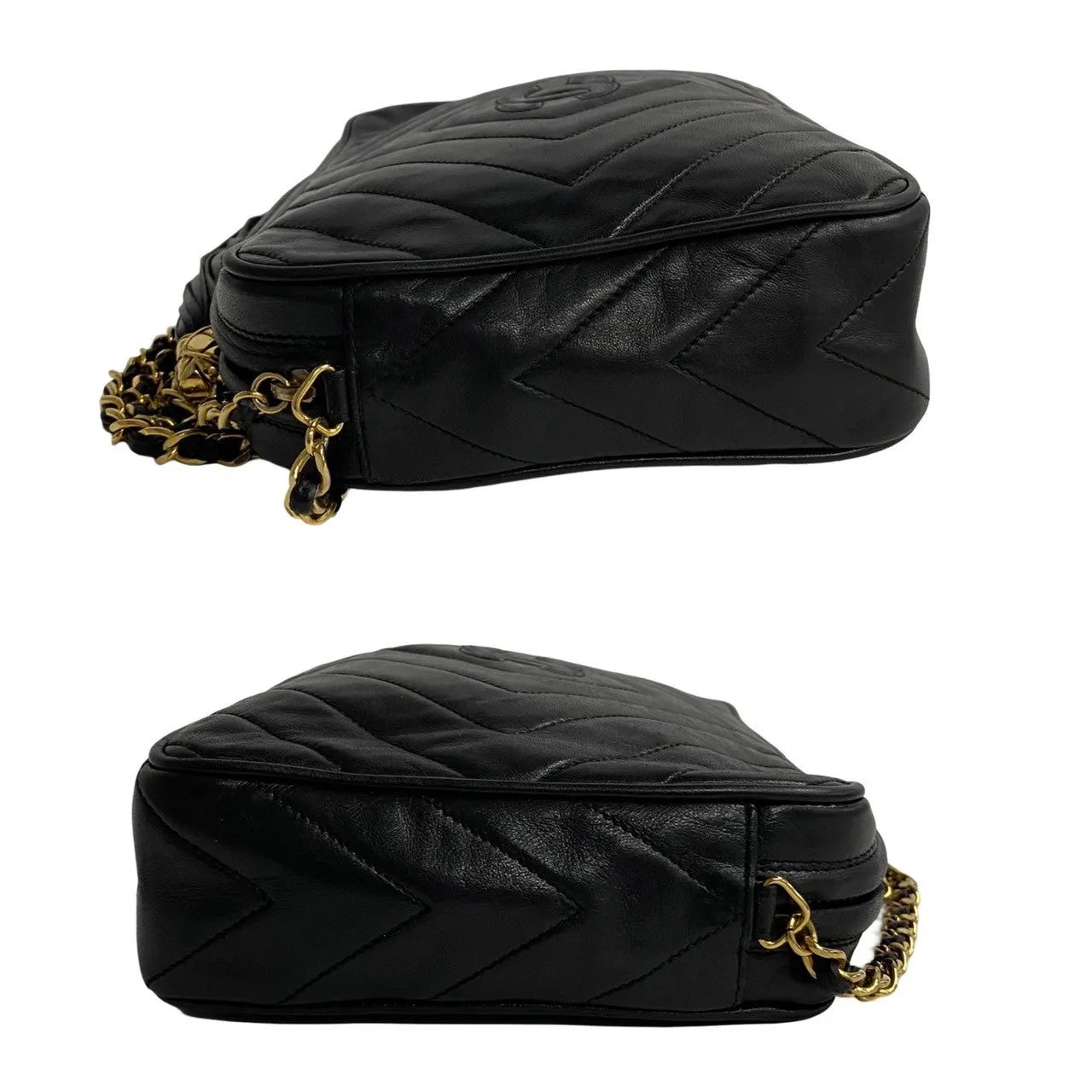 Chanel CC Tassel Camera Bag  Leather Crossbody Bag in Good condition
