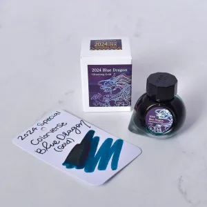 Colorverse 2024 Blue Dragon Glistening Gold Ink Bottle