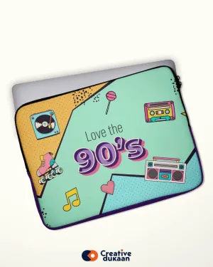 Cool Colurful Laptop Sleeve - 90's Love
