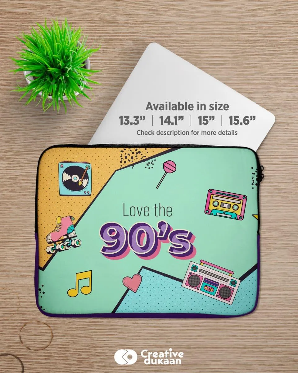 Cool Colurful Laptop Sleeve - 90's Love