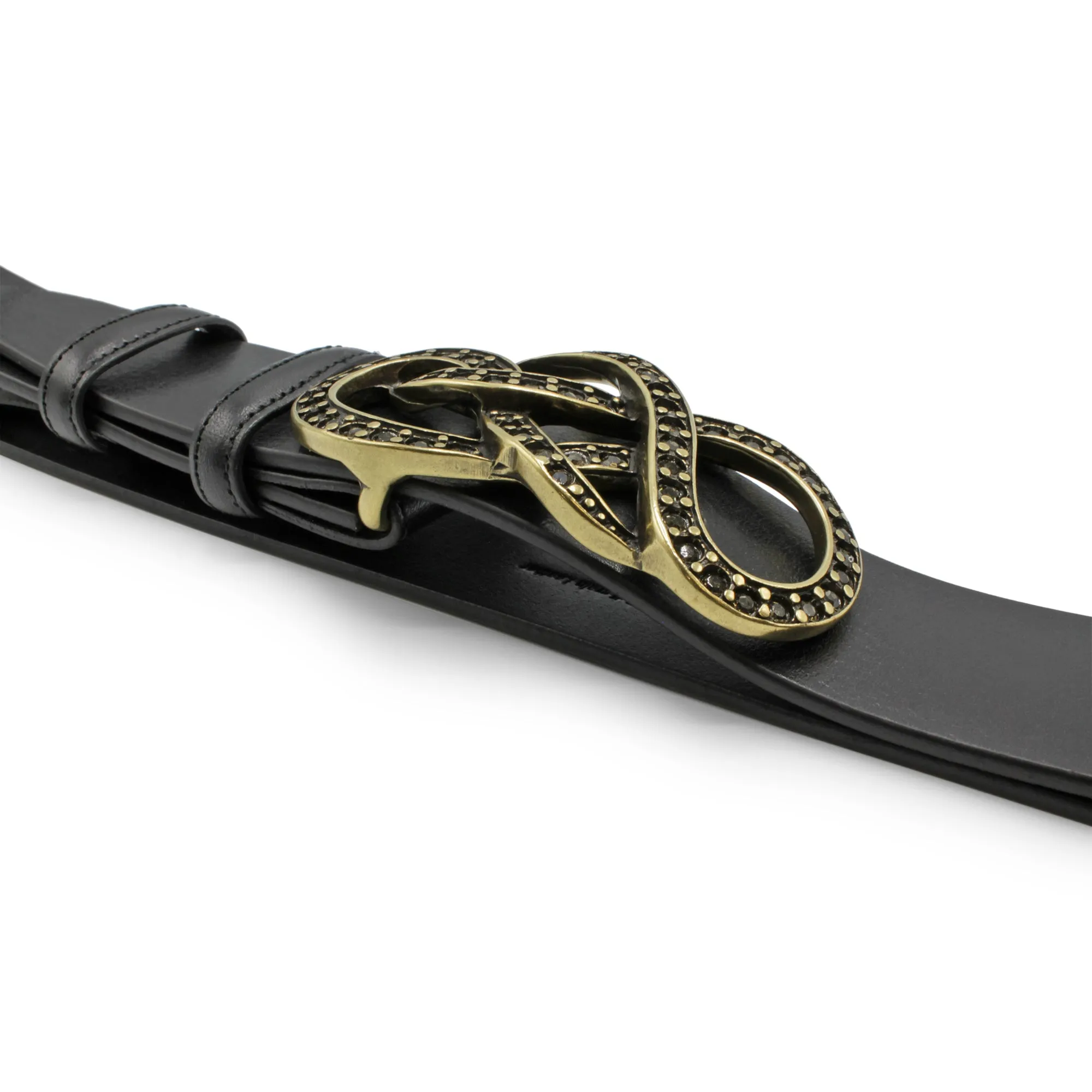 Crystal Reef Knot Buckle 40mm