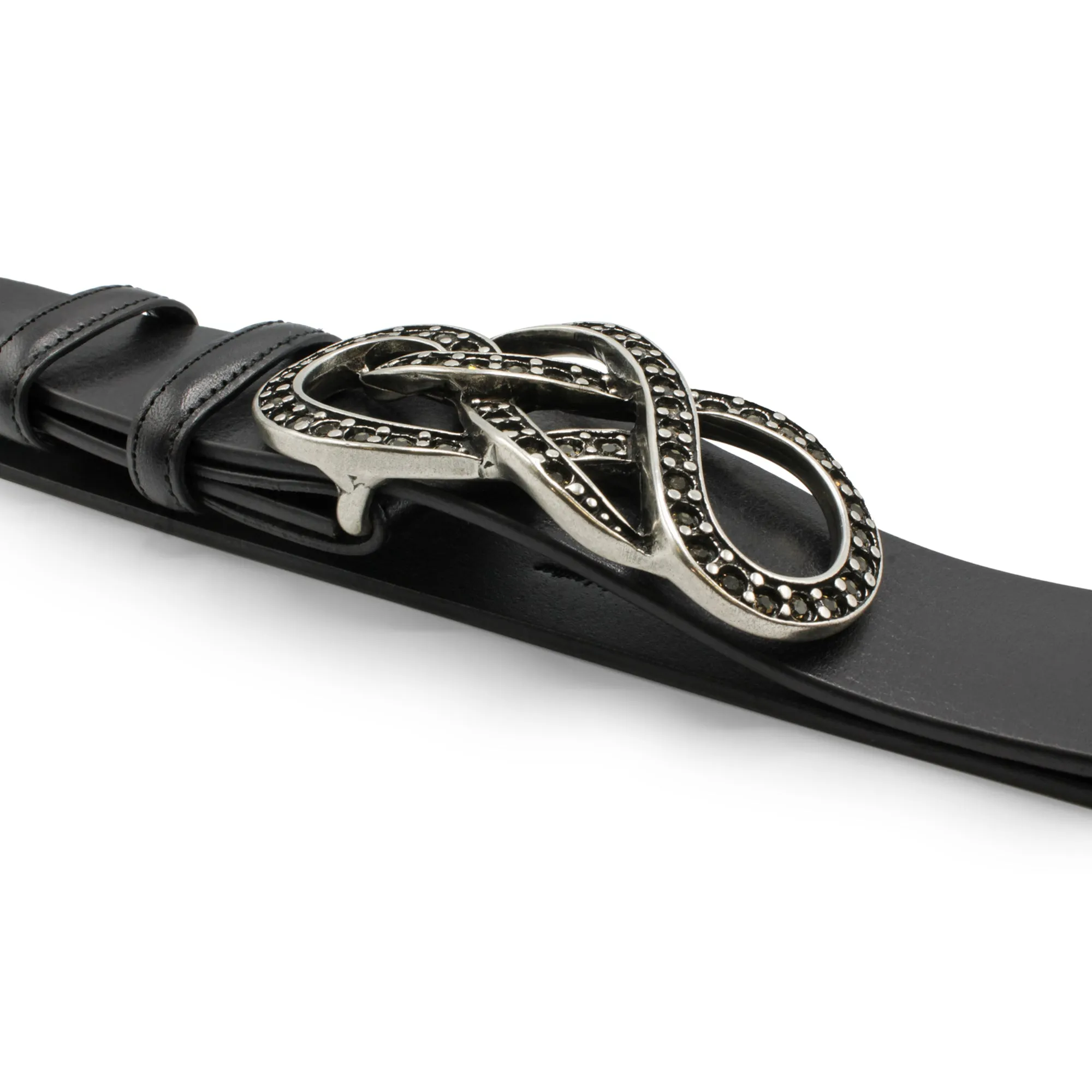 Crystal Reef Knot Buckle 40mm
