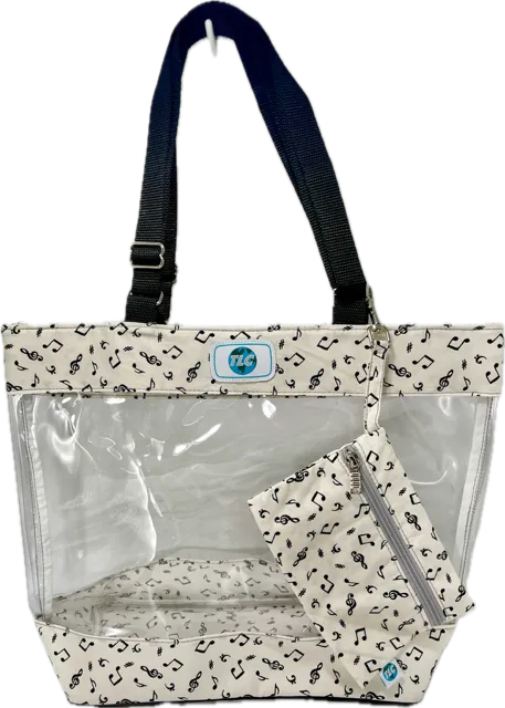 CST- Noted Clear Stadium Tote Bag